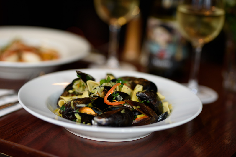Ahernes Seafood Bar Mussels With Tagliatelle Youghal East Cork